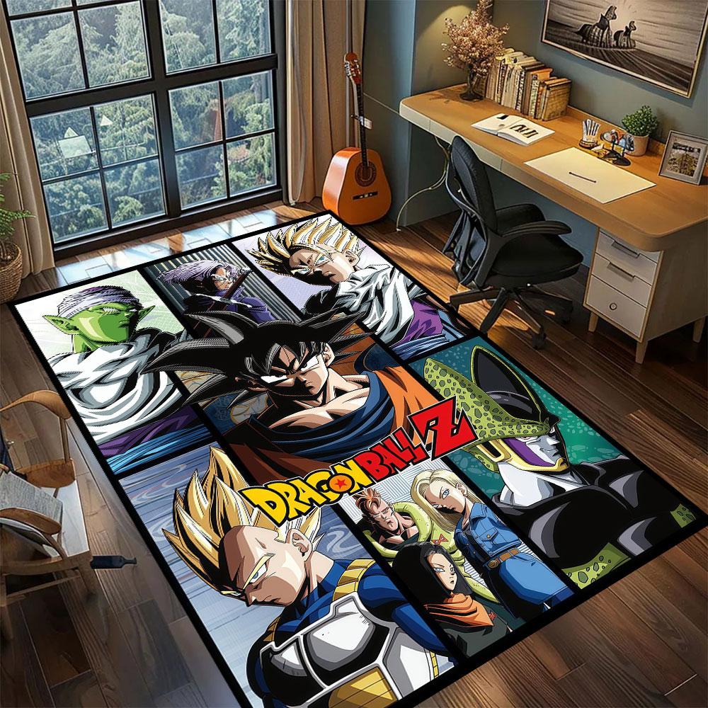 

DragonBall anime character Carpet for Living Room Bedroom Home Decor Cool Movie Mat Play Floor Mat 60x90cm