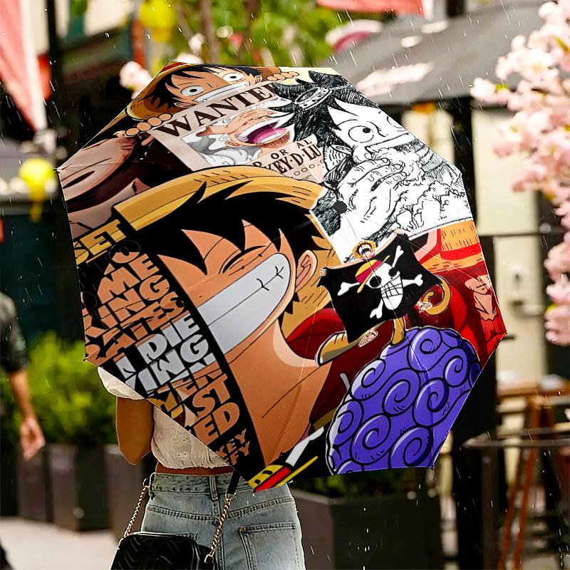 One Piece Print Umbrella Automatic Opening/ Closing - Portable Foldable Design - Daily use for Travel/Outdoor - Gift for Birthday
