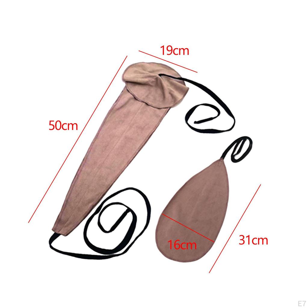 2 Pieces Saxophone Cleaning Cloth Flute Piccolo Soft Convenient Flexible Sax Neck Accessory