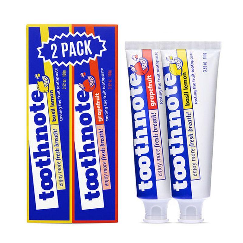 2 Types Of Moisturizing Toothpaste (Basil Lemon/Grapefruit)
