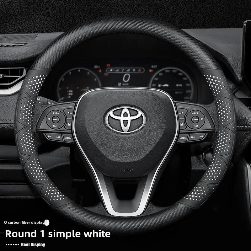 Toyota Rattöverdrag Anti-halk Svettabsorberande Andningsbar Ultratunn Slitstark Fyra Säsonger Specialbil Ratt