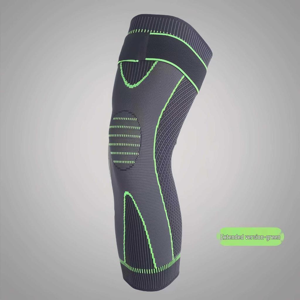 Extra Long Mugwort Knee Pad: Anti-Slip, Warm, with Bandage for Old Cold Legs, Universal & Thickened