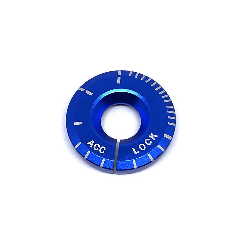 

For A1 S1 A3 S3 TT Ignition Trim Ring Interior Trim Patch Kindling Keyhole Protection Cover синій