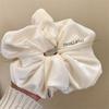 Solid Color Headwear Vintage Velvet Ponytail Holder Cute Rubber Hair Rope  Women Girl