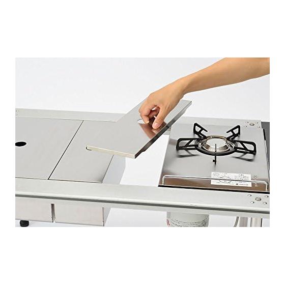 Snow Peak IGT Parts Stainless Steel Tray 1 Unit/0.5 Unit Stainless Steel Box