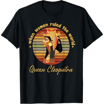Cuando las Mujeres Gobernaron el Mundo - Camiseta de la Reina Egipcia Cleopatra