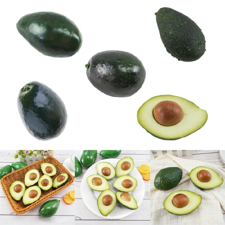 Simulation Foams Avocado Realistic Fruit for Kitchen Parties Decorations