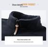 Men's Thick Fleece-Lined Stand-Up Collar Cardigan: Trendy, Warm Autumn/Winter Long-Sleeve Jacket