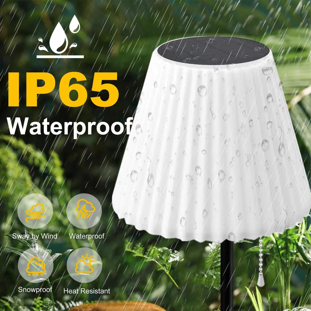 Solar Floor Lamp – OWOSALD – Black & White, RGB 19-Color, USB-C/Solar Powered – Model SFL-RGB01