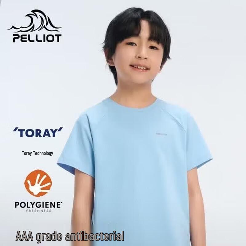 PELLIOT Kids' Short Sleeve Casual Top