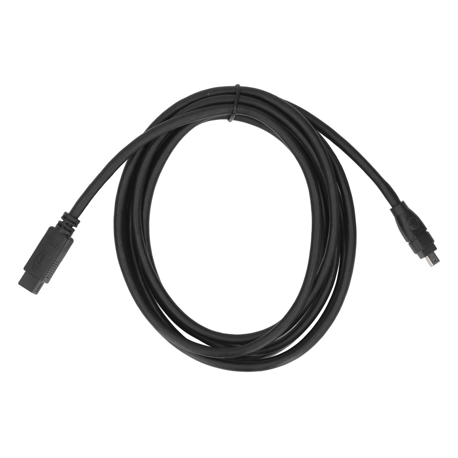 

IEEE 1394 Firewire Cable 800Mbps 9Pin to 4Pin Male to Male 10ft Firewire DV Cable for Camcorder