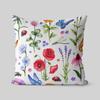 Retro Flower And Bird Pillowcase Dormitory Decoration Office Living Room Sofa Home Pillowcase One Side