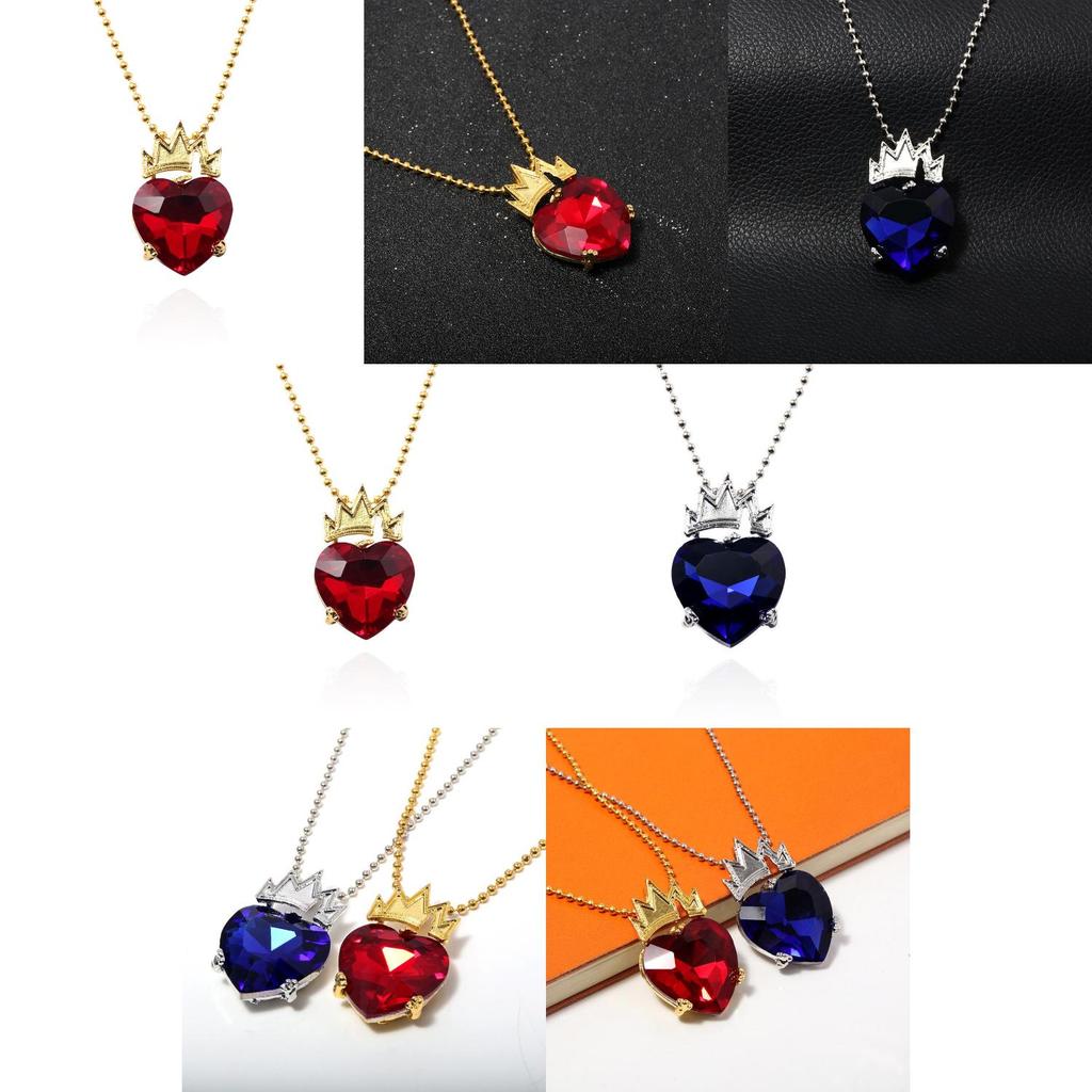 Descendants Moda Corona Cuore Collana Per San Valentino