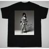 Amy Winehouse Musikerin Signiert Kurzarm Baumwolle Schwarz Alle Größen T-Shirt KH1106 Lang- oder Kurzarm