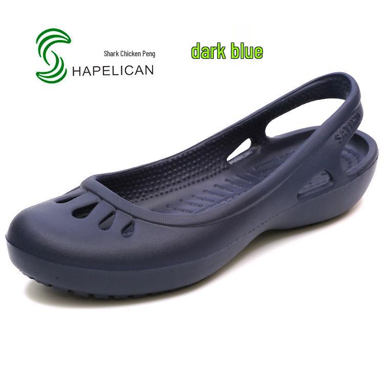 Women's Closed-Toe Garden Sandals: Summer 2025, Lightweight, Non-Slip, Flat Heel, Soft Sole