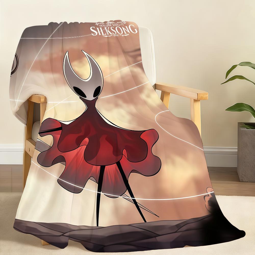 Game H HollowS K Knight S SilksongS Blanket Soft Throw Blanket for Home Bedroom Bed Sofa Picnic Travel Office Rest Blanket Gift