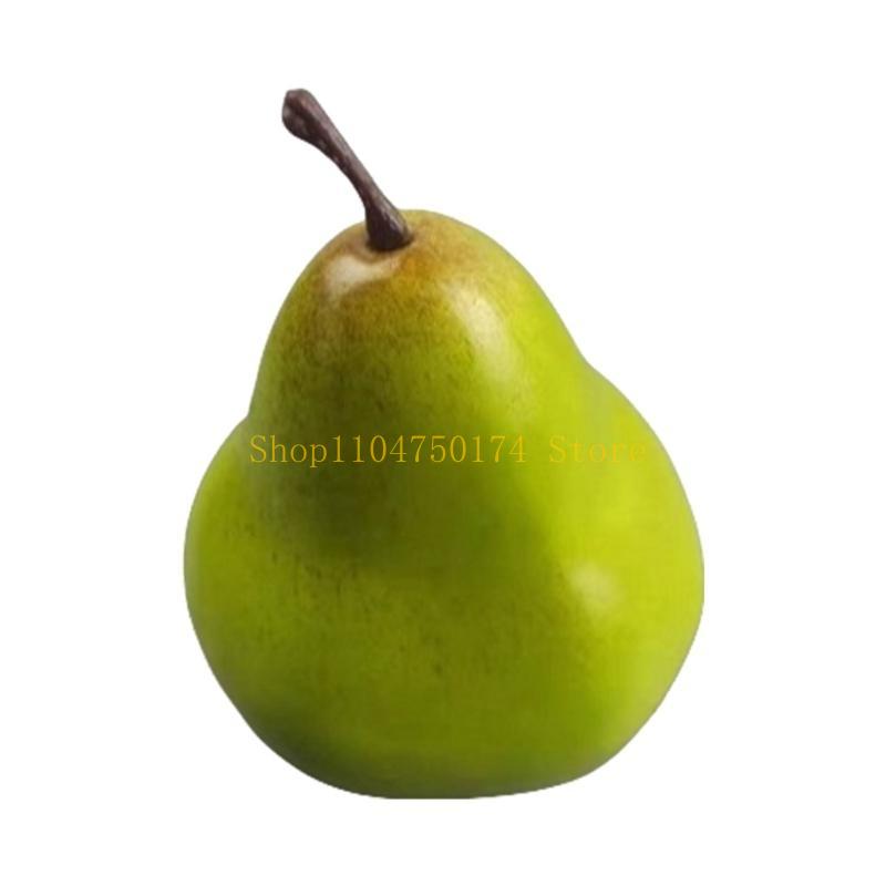 Simulated Pear for Home Decoration Artificial Fruit Accessory Dining Room Centerpieces Creative Supermarket Props top sale