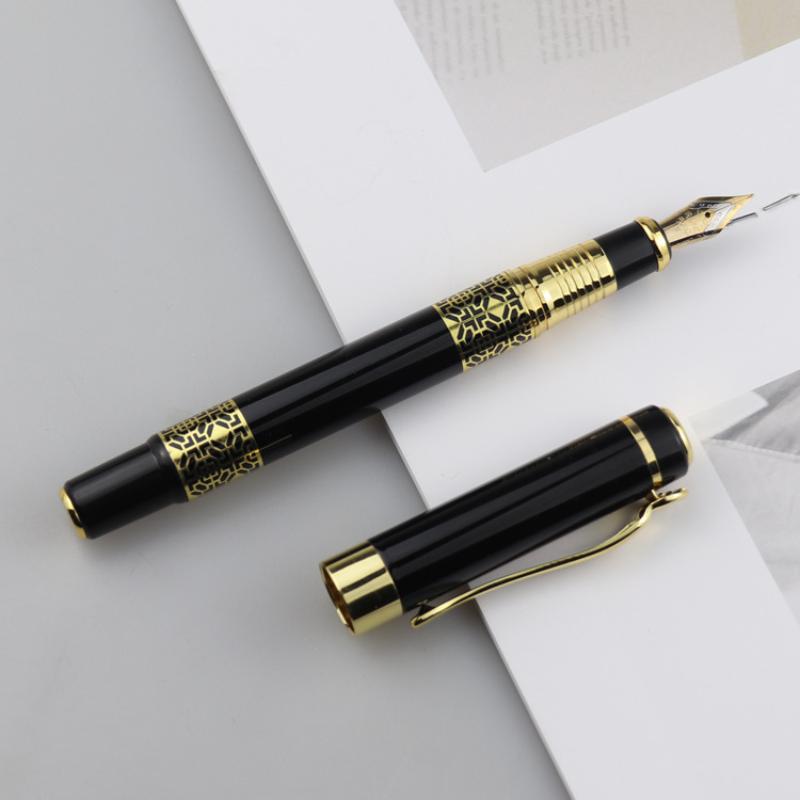 Smooth Writing Grain Fountain Pen Classic Texture Office Pen School Signature Calligraphy Student Stationery Supplies Gifts