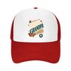 Proud Grandpa Established  Celeb Mesh Baseball Cap Casual Hat Outdoor  For Womens Unisex FeUnisex