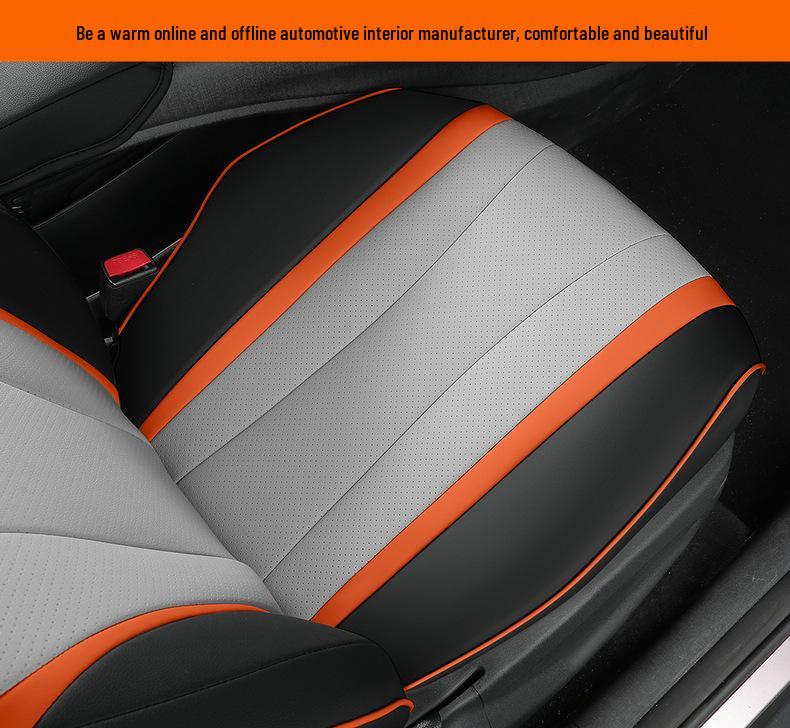 BYD Dolphin Universal Leather Car Seat Cover - All Seasons, Full Coverage
