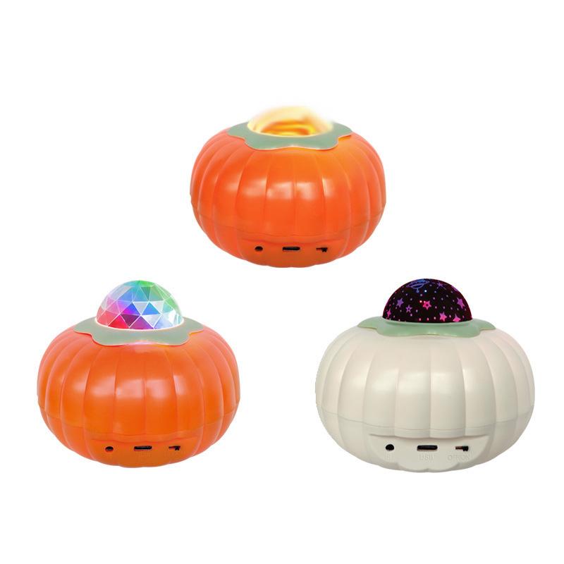 1PC Pumpkin Lamp Aurora Water Pattern Projection Ambient Light Wholesale Creative Cute Bedroom Led Night Light Usb Charging