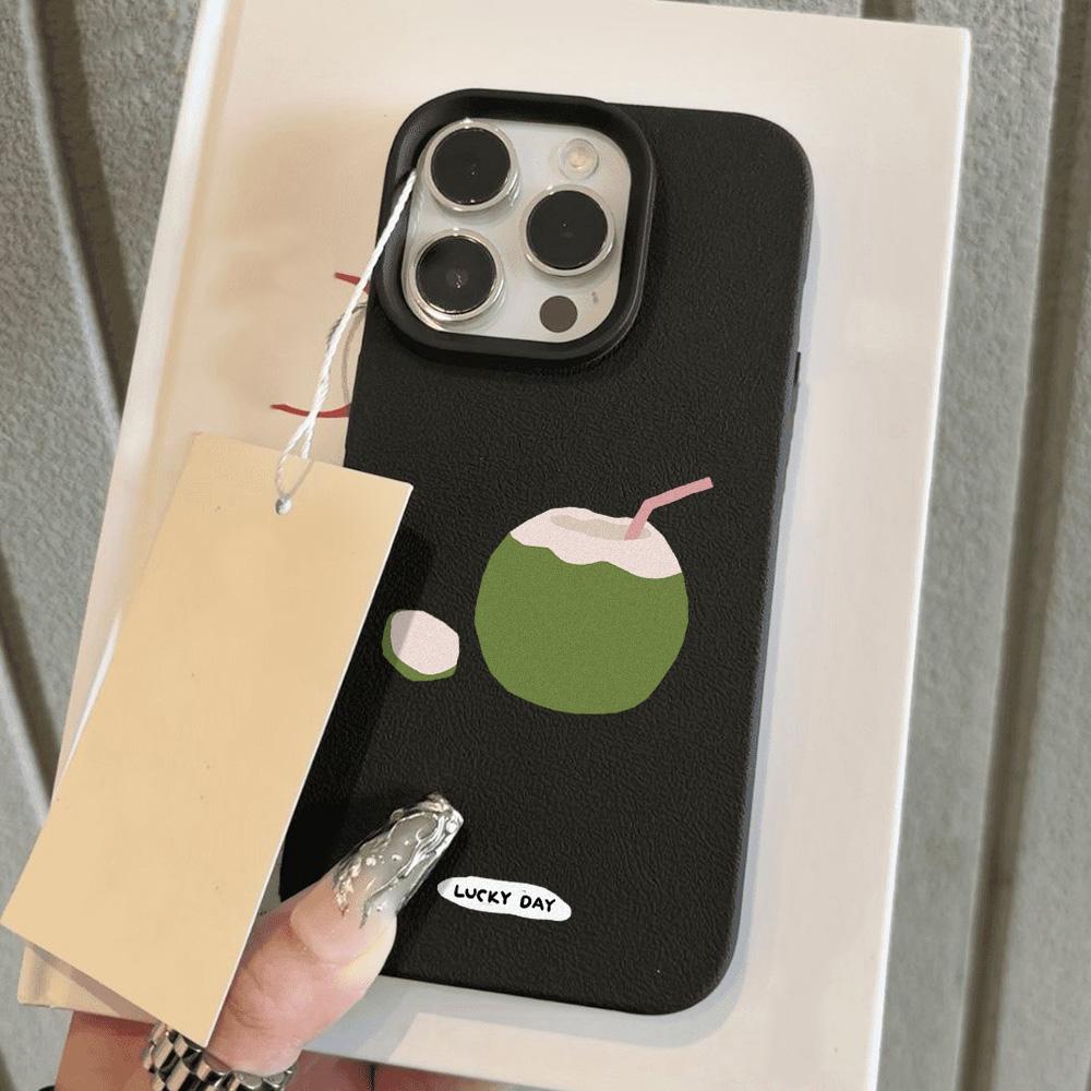 Phone Case for iPhone 11 13 Case iPhone 12 14 15 16 Pro Max 12 Pro 15 Plus Leather Painted Waterproof Drop-proof and Wear-resistant Cartoon