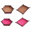 Fashion PU Leather Storage Tray Jewelry Storage Dish Desk Accessory Tray Suitable For Watches And Small Items