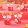 Cute Wealth God Home Desktop Ornament New Year Decoration Car Center Console Resin Handicraft