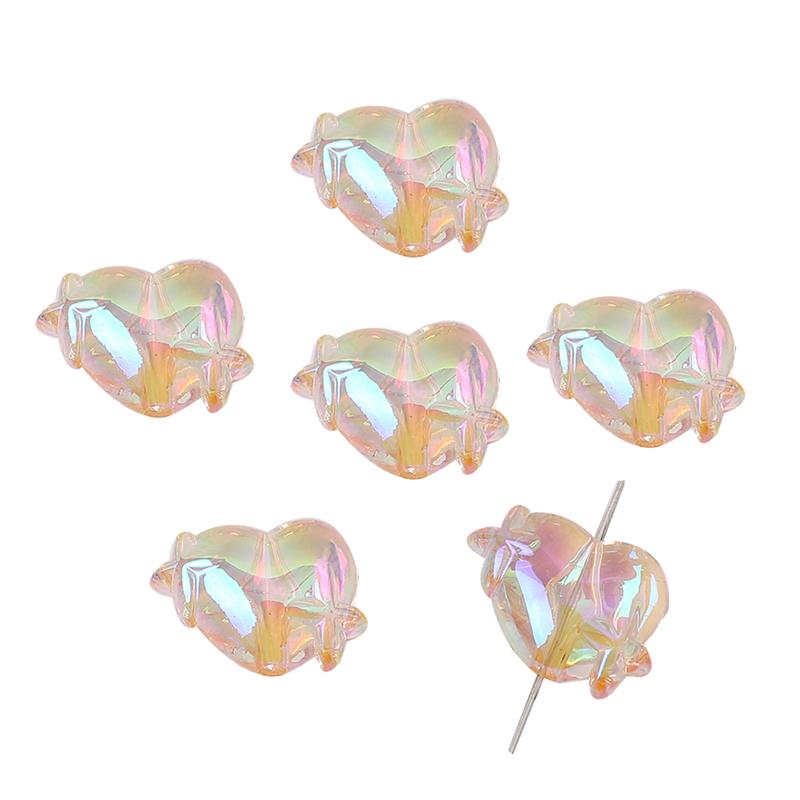 5/10 bucăți margele acrilice, mărgele de dragoste cu stea colorate pentru bricolaj, colier, brățară, cercei, bijuterii