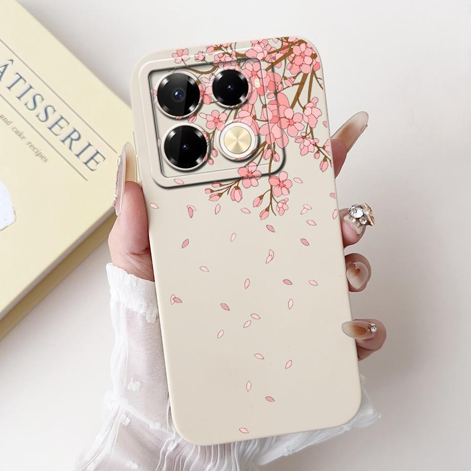 For Infinix Note 40 Pro Plus Coques Cover Luxury Liquid Silicone Soft Phone Case For Infinix Note 40 Pro 4G 5G Capa Women Style