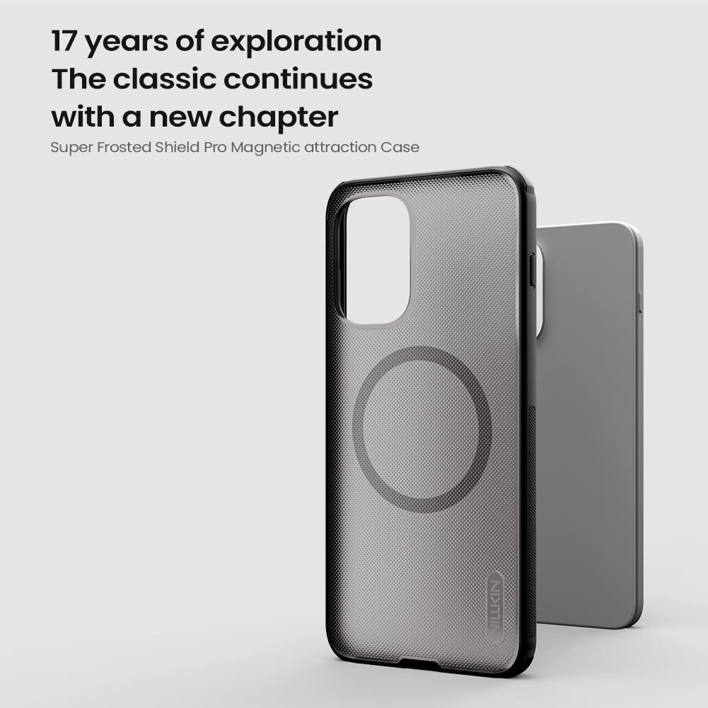 Für OnePlus Ace 6 Handyhülle Nillkin Super Frosted Shield Pro Magnetische Harte PC+TPU Schale Stoßfeste Rückseite