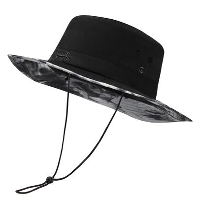 Bassdash FH18 Foldable Sun Hat with UPF UV for Fishing and Hiking 50+ Protection, Under-Brim Print, Unisex,
