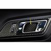 For Ford Mustang 2015-2023 Real Carbon Fiber Inner Door Bowl Cup Cover Trim 2PCS
