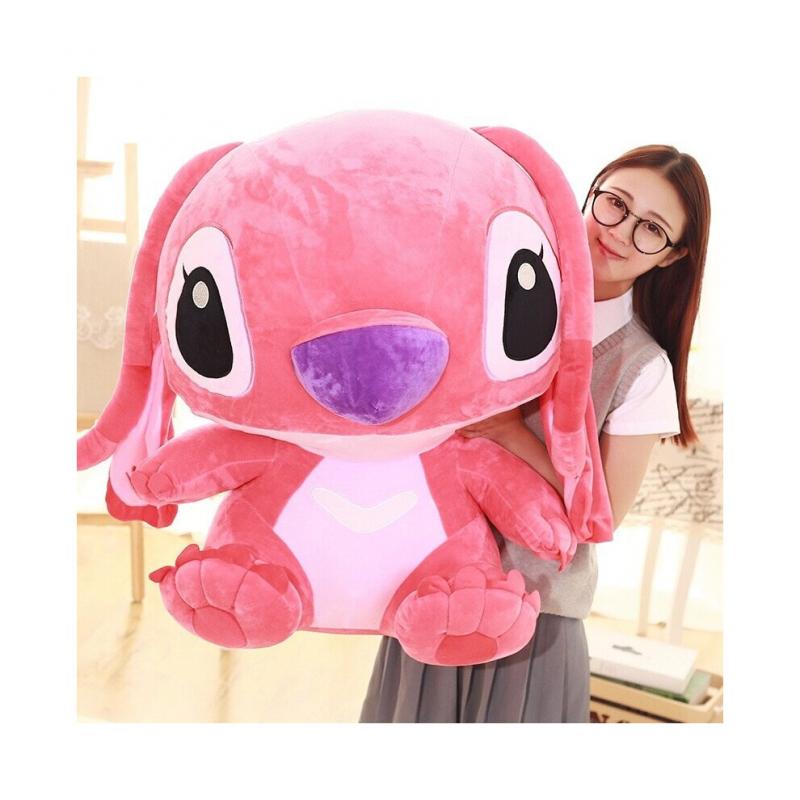 Kawaii Stitch Long Ears Plush Toys Disney Cute Dolls Soft Pillows for Baby Kids Dear Person Gift