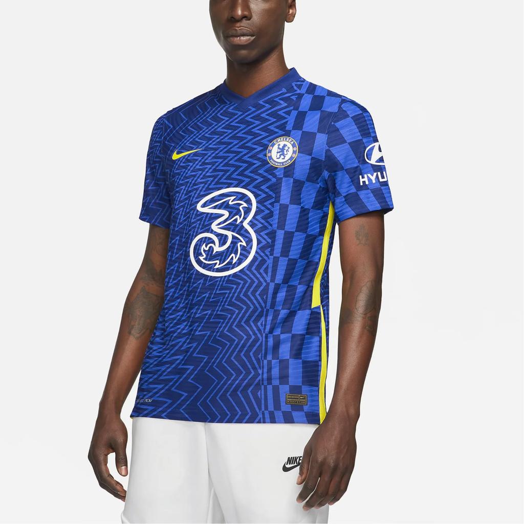 Nike Chelsea Home Soccer Jersey Player Edition 21/22 Men Tops Blue CV7845-409
