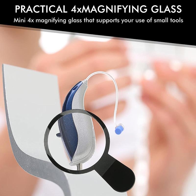 1 Set Hearing Aid Cleaning Tool Hearing Aids Cleaning Kit Brush Vent Cleaner Cleaning Wire With Magnet And Wax Loop Cleaning Set