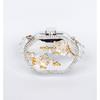 Fashionable Acrylic Small Square Purse With Shine Elements For Casual Outings