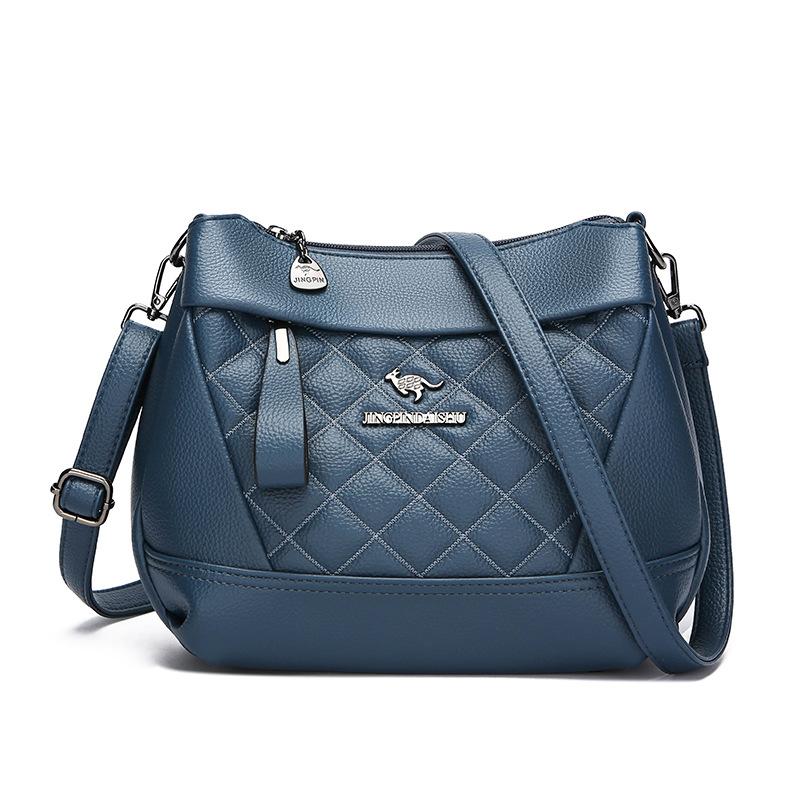 Crossbody Bag for Middle-aged Women, Small Square Embroidered Bag for Women, Single-shoulder Bag