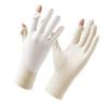 LILANG Ice Silk Fingerless Sun Protection Cycling Gloves