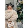 Winter Warm Girls Fashion Double-Breasted Cotton Lined Faux Fur Jackets School Kid Thick Coat Children Outfit Windbreaker
