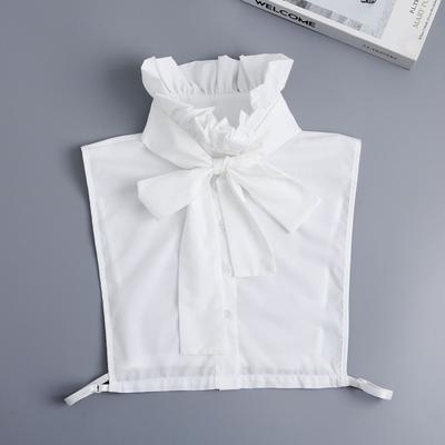Damen Stehkragen Rüschen Falscher Kragen Damen Abnehmbare Pullover Tops Halsbekleidung Herbst Abnehmbares Halbhemd Hals Falscher Kragen Dekor