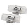 2Pcs LED Car Door Projector GT Emblem Welcome Light For Peugeot 307 RCZ 508 408 206 306 207 406 5008 607 807 1007 Line Accessory