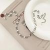 Su Chuang S925 Sterling Silver Retro Peach Heart Necklace for Women - High-End Sweater Chain in Thai Silver