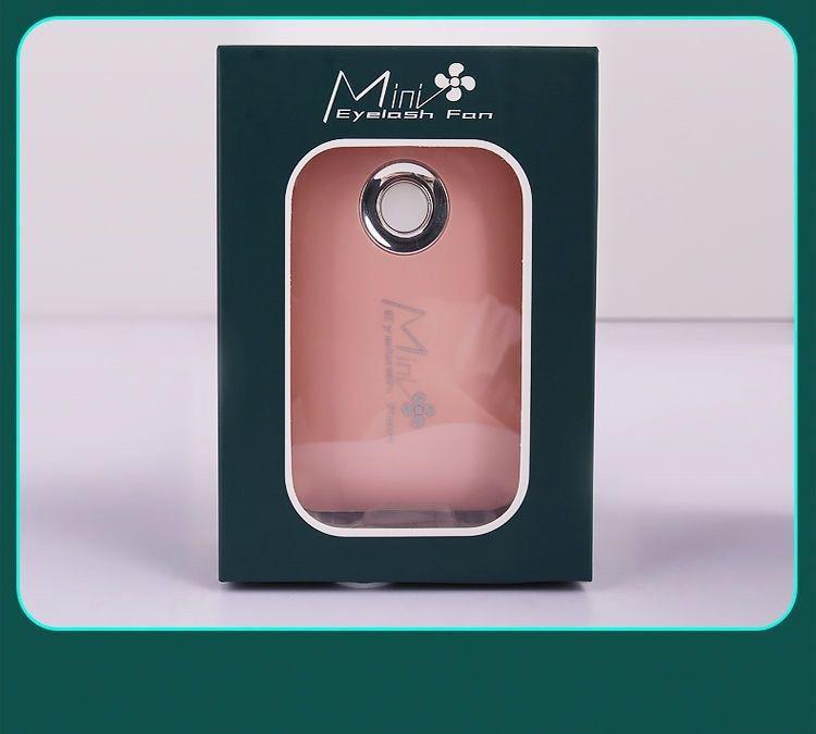 Portable Mini Beauty Fan for Eyelash Extensions - Rechargeable and Compact