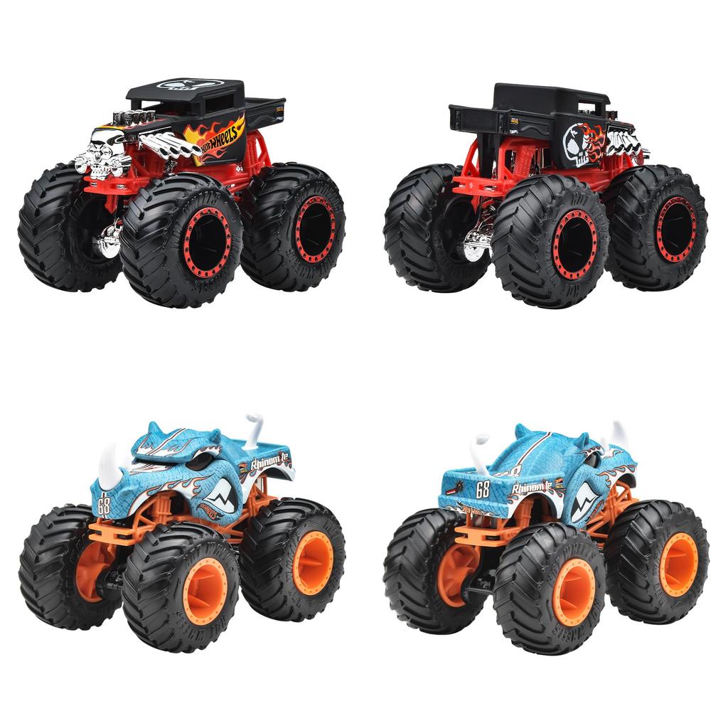 Hot Wheels Monster Trucks Sortiment 8 Miniatur-Box-Set 164 - Fahrzeuge/Spielzeug - (Ab 3 Jahren) - Mehrfarbig FYJ44-982G