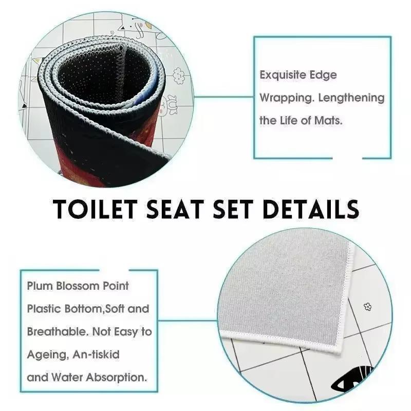 1 Piece of Modern Bohemian Printed Floor Mat with 100% Polyester Anti Slip Interior Rug Vintage Home Decoration Felt Carpet