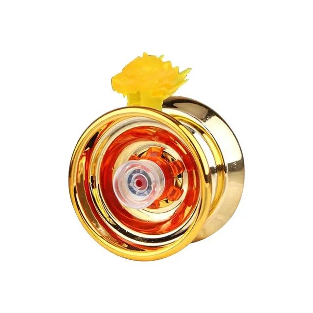 4 Colors Kids Magic Yoyo Responsive High-speed Aluminum Alloy Yo-yo CNC Lathe with Spinning String for Boys Girls Children