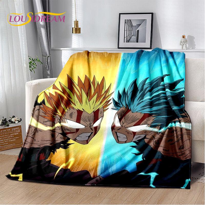 My Hero Academia Anime Cartoon pătură moale de pluș, pătură de flanel pătură pentru sufragerie dormitor pat canapea husă de picnic 3D