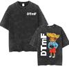 100% Cotone Lavaggio Vintage Bruno Mars The Romantic Tour 2026 Maglietta Moda Uomo/Donna Retro Oversize Larga Acid Wash T-shirt