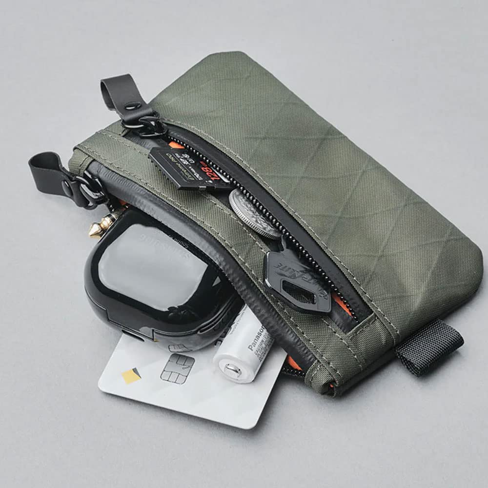 ALPAKA Zip Pouch Mini Business Water-Repellent (Slate Gray) - Bag, Wallet, Bag-in-Bag, Pouch, Case, Travel,